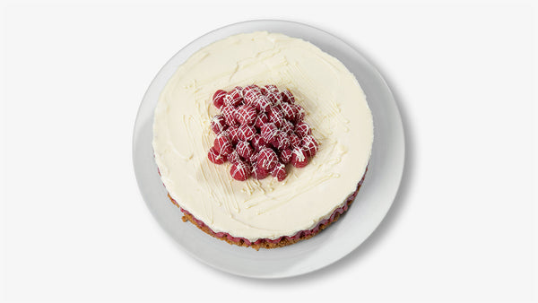 Indulgent White Chocolate and Raspberry Cheesecake